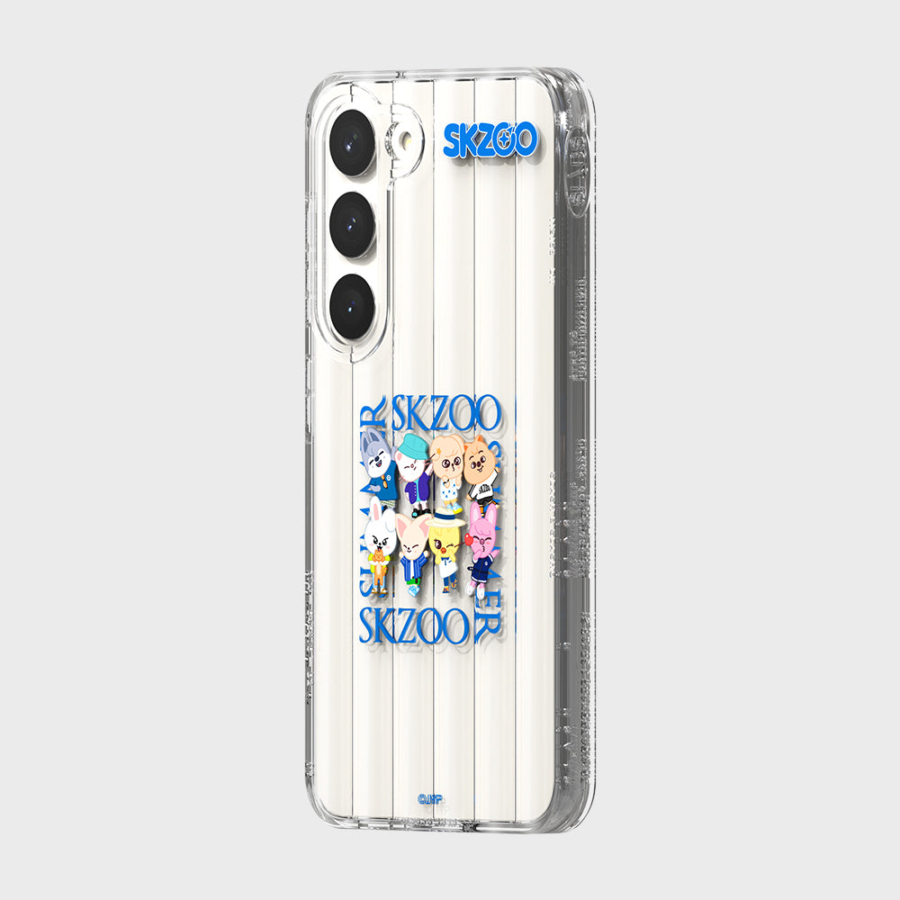 SKZOO Flat CASE for Galaxy S23 Lettering