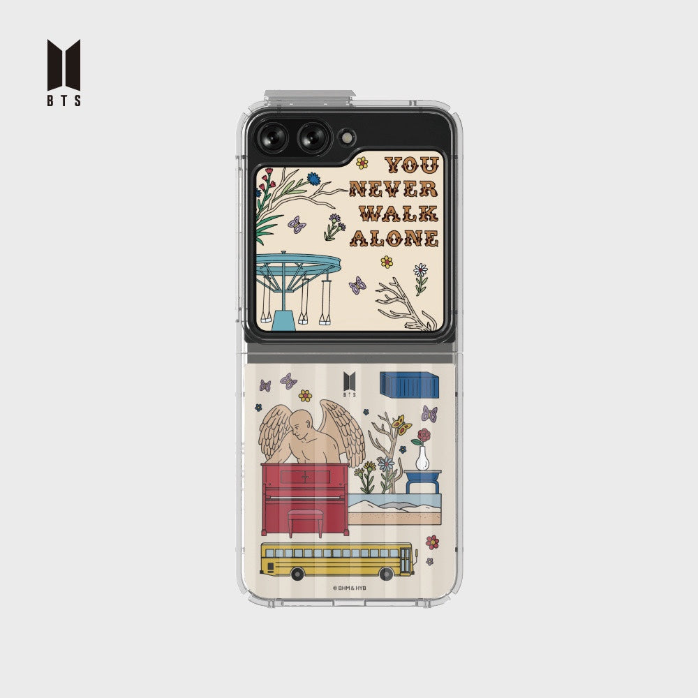 BTS Music Theme Flipsuit card Case Set Yet To Come For Galaxy Z Flip5