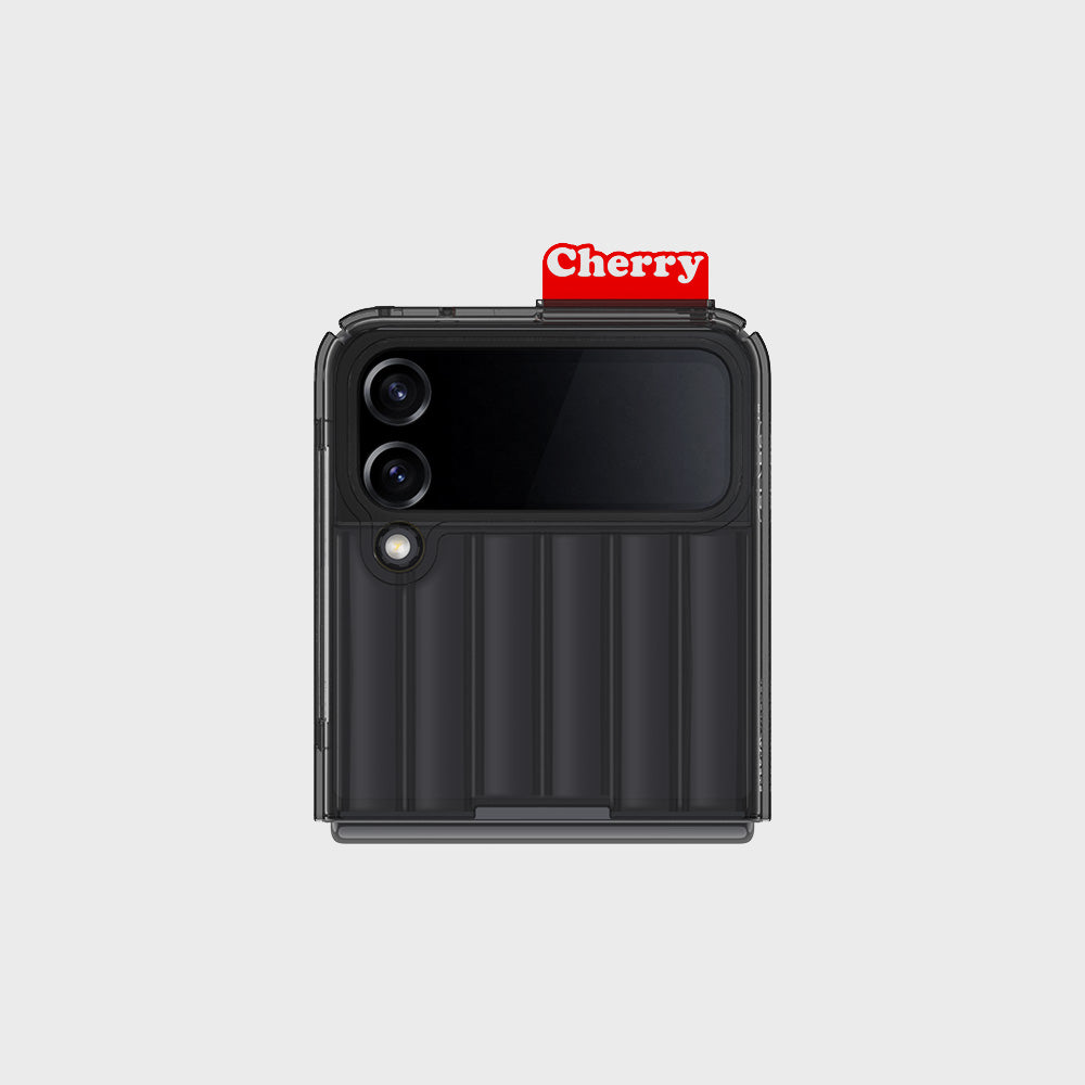 CL B1 Black Cover Cherry Tag for Galaxy Z Flip4