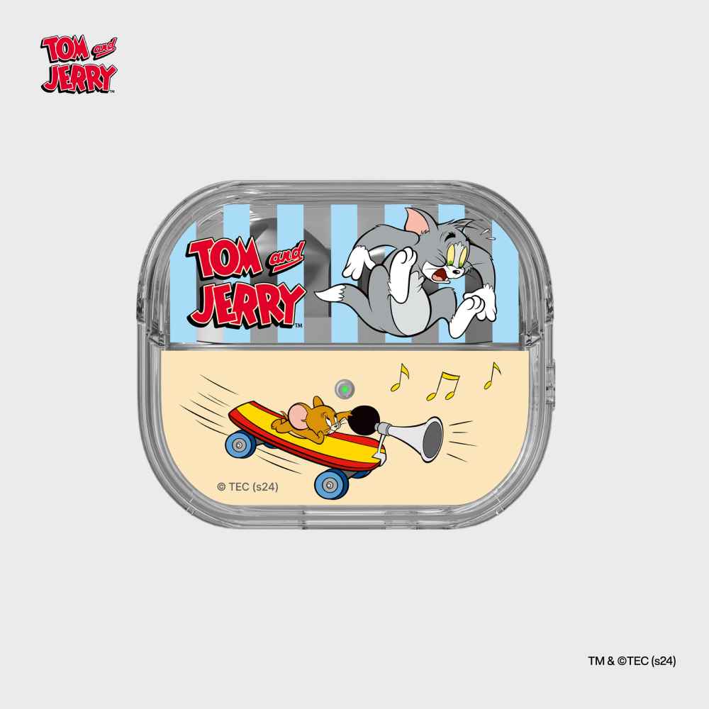 Tom and Jerry Surprised Tom Clear Cover for Galaxy Buds3 Pro Tom and Jerry Surprised Tom Clear Cover for Galaxy Buds3 Pro