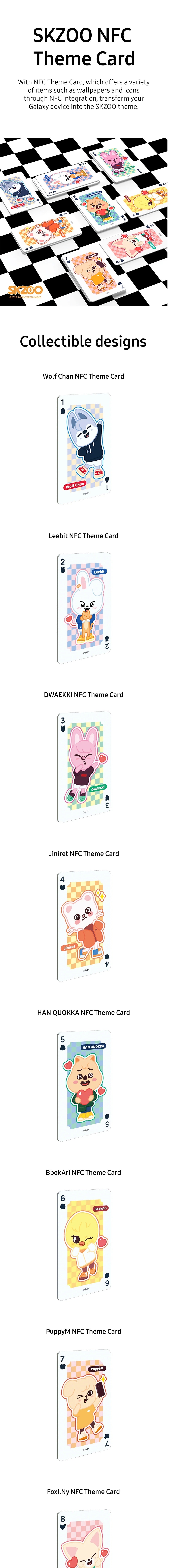 SKZOO NFC Theme Card FoxI.Ny