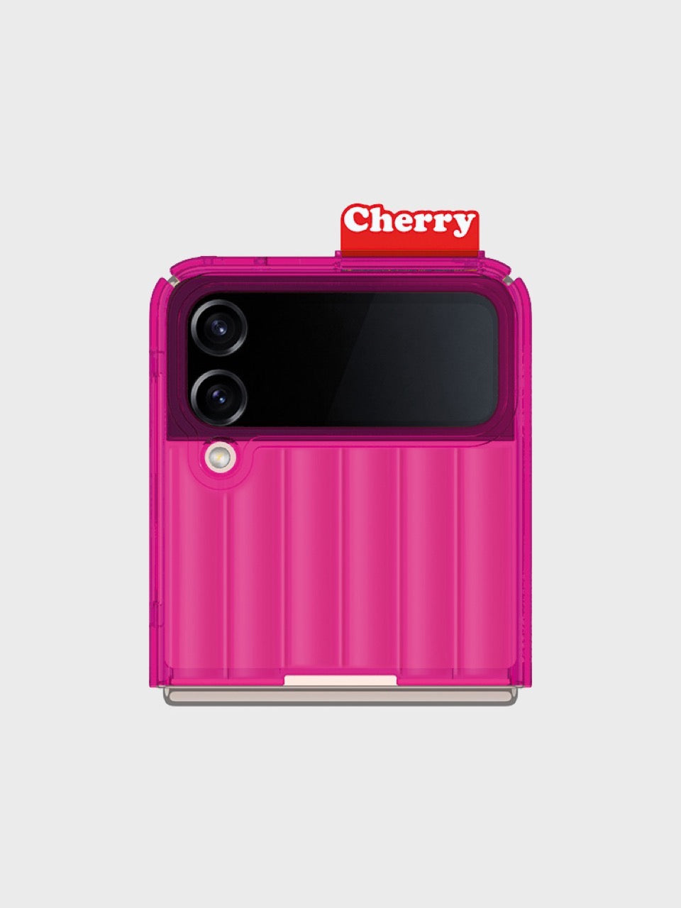 CL B1 Pink Cover Cherry Tag for Galaxy Z Flip4