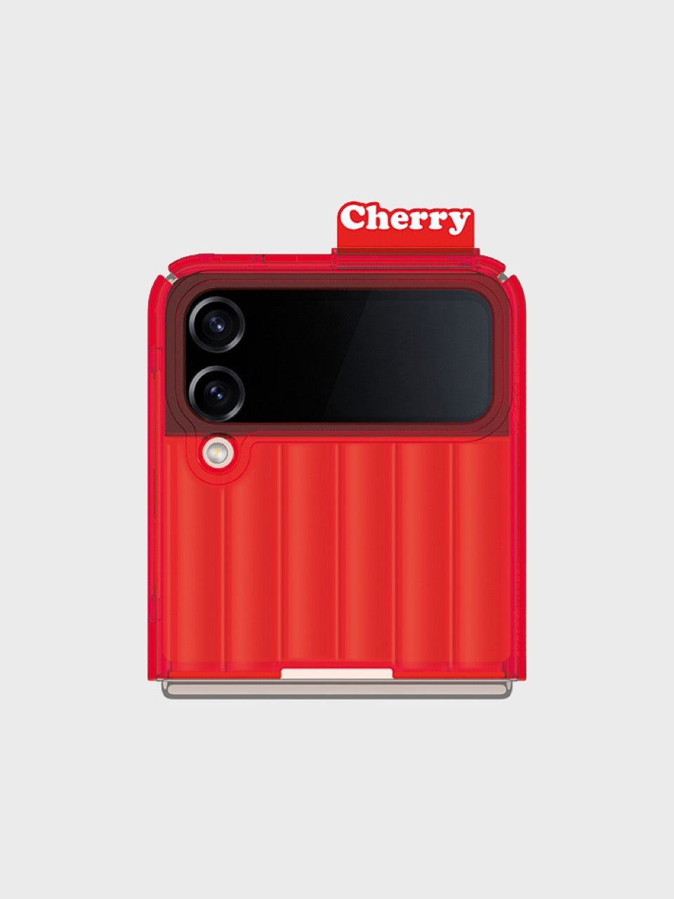 CL B1 Red Cover Cherry Tag for Galaxy Z Flip4